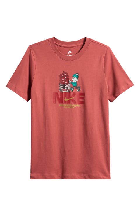 Kids' Sportswear Cotton Graphic T-Shirt