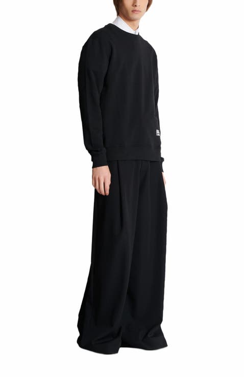 Small Balmain Stamp Printed Sweatshirt