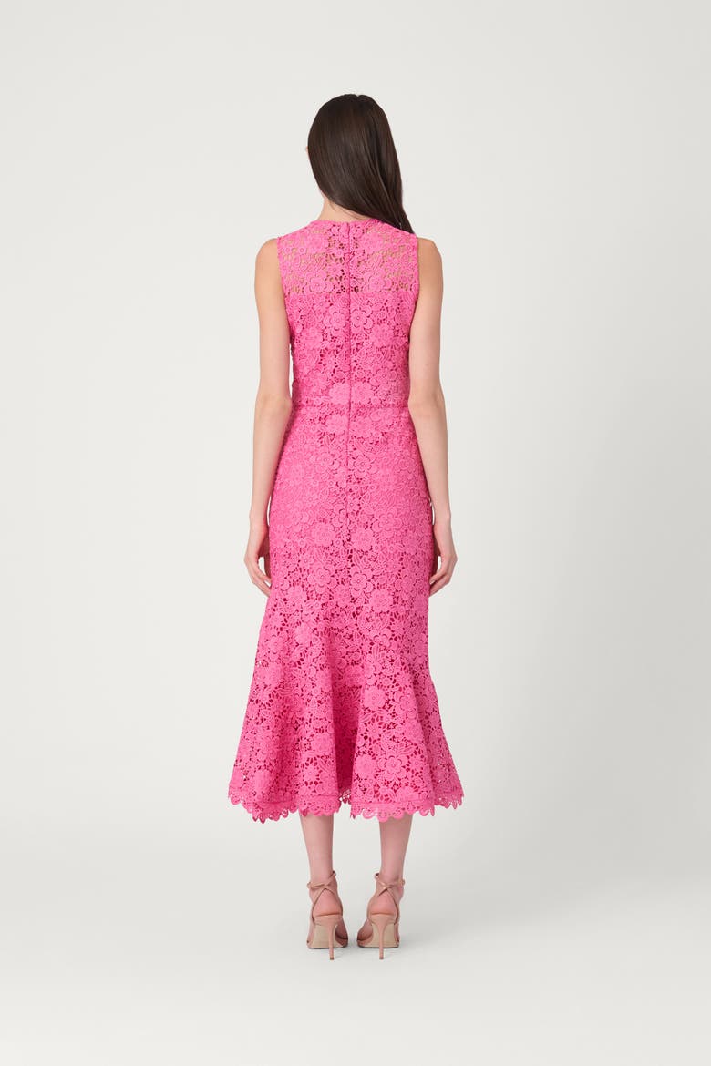 Floral Lace Anamaria Dress, Alternate, color, Wild Orchid