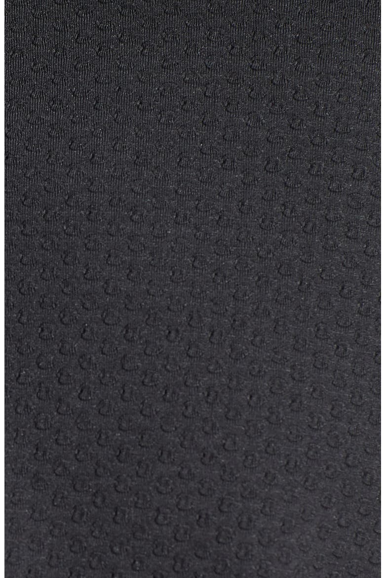 Frenchi® Textured Skater Dress, Alternate, color, BLACK