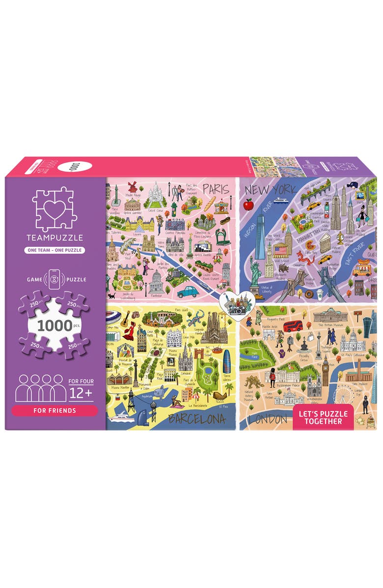 TEAMPUZZLE 1,000 Piece Puzzle, Main, color, Multicolored