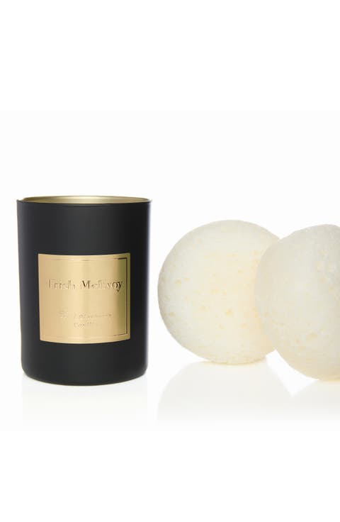 Sexy No. 9 Blackberry & Vanilla Fragrance Essentials Body Sponge & Candle Set $127 Value