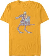 Star Wars: The Mandalorian and Grogu Mens Star Wars The Mandalorian and Grogu Robot Mando And The Child T Shirt