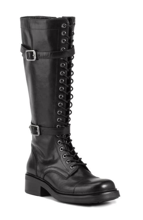 Karlie Lace-Up Cap Toe Boot (Women)