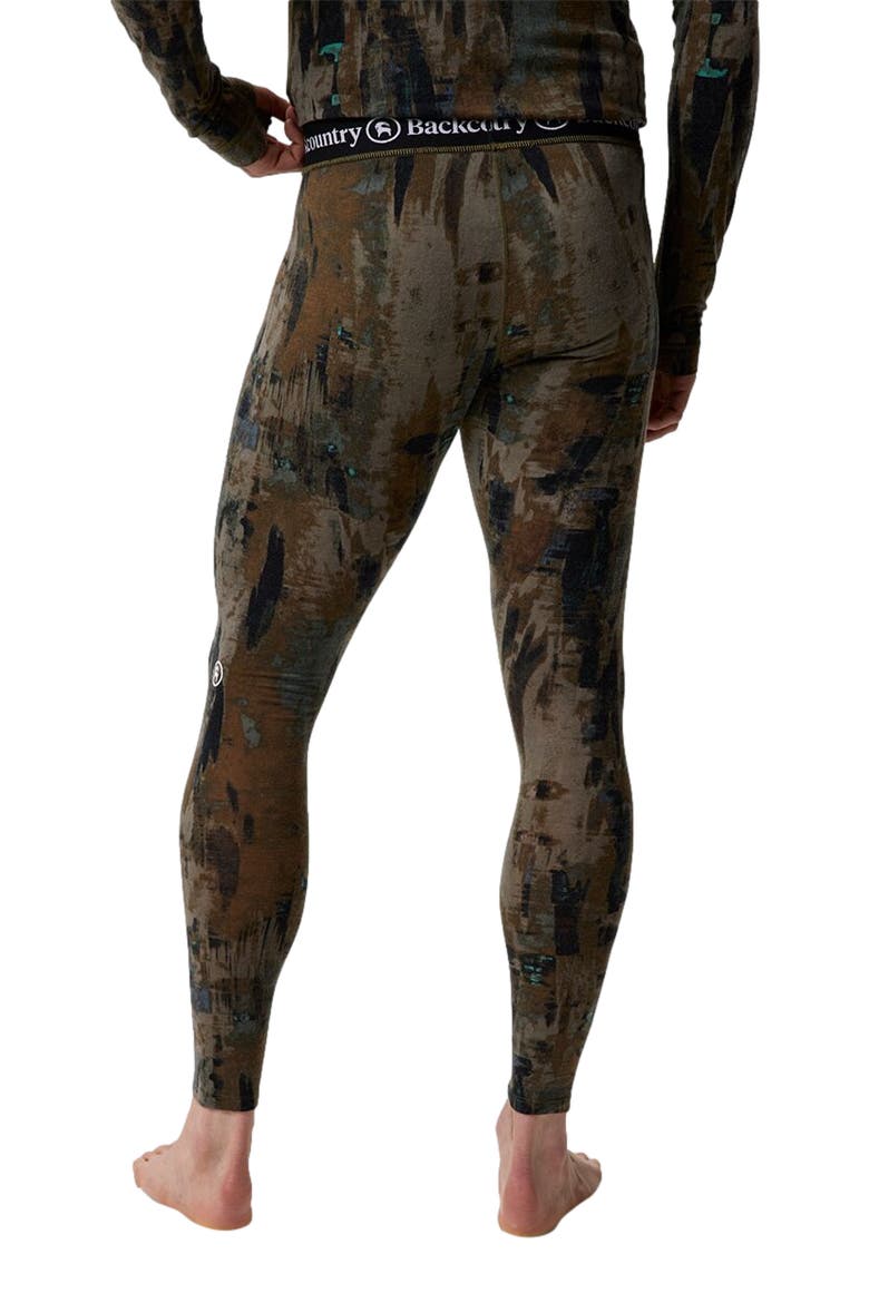 Cedars Rws Merino Lt-Wt Baselayer Bottom - Men's, Alternate, color, Camo Pendula Print