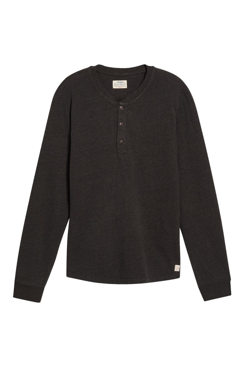 Luxe Jersey Henley, Main, color, JAVA