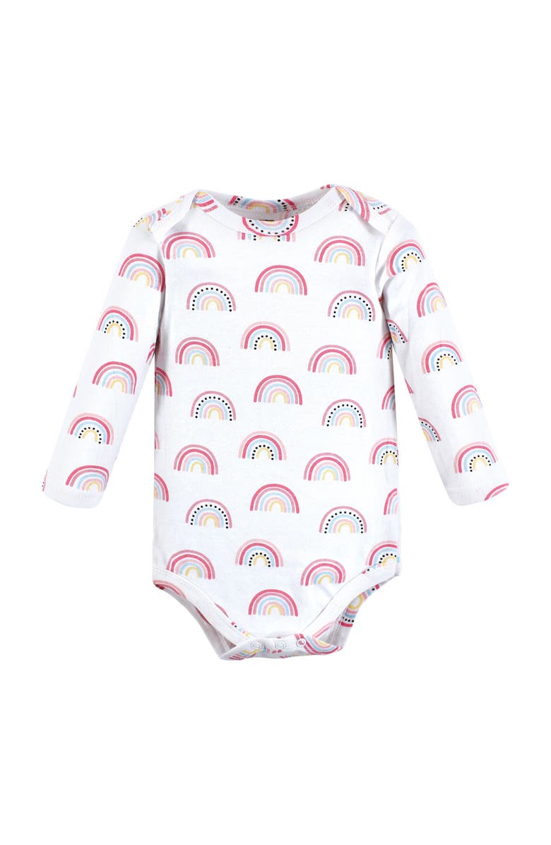 Hudson Baby Cotton Wardrobe Essentials, Alternate, color, Modern Rainbow