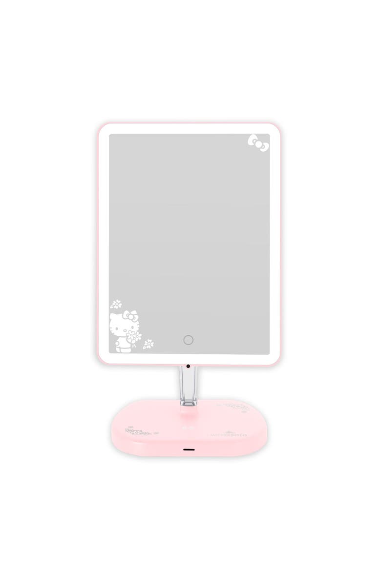 Hello Kitty Touch Pro 2.0 LED Makeup Mirror with Qi Charging Base, Main, color, Pink