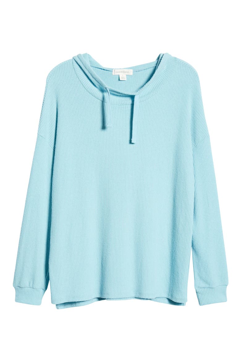 Hooded Pullover, Alternate, color, BLUE MILKY
