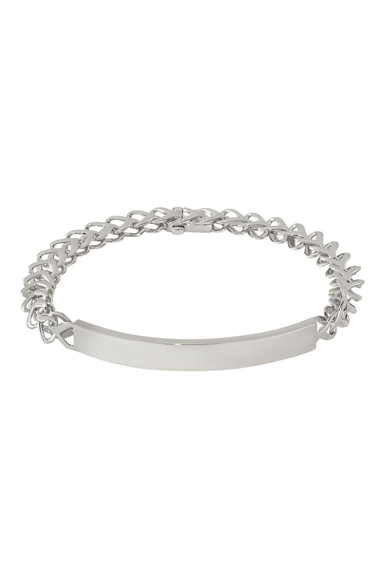 Men's 14K Gold Chain Bracelet (Nordstrom Exclusive), Main, color, 14K WHITE GOLD
