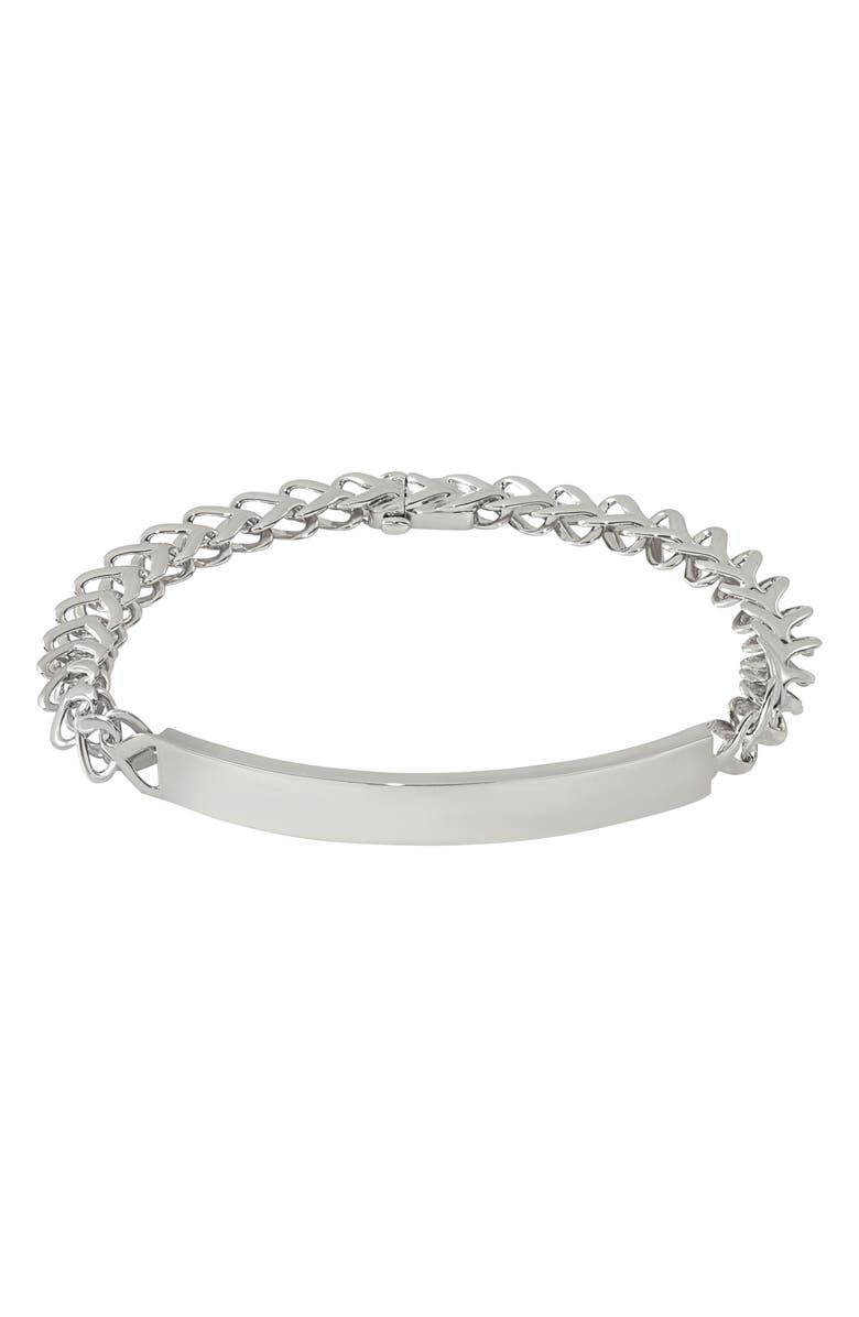 Bony Levy Men's 14K Gold Chain Bracelet, Main, color, 14K White Gold