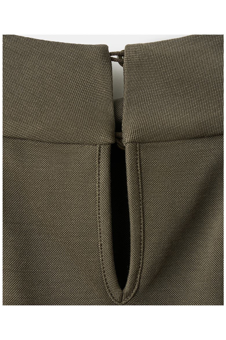 Asymmetric Ruched Top, Alternate, color, KHAKI GREEN