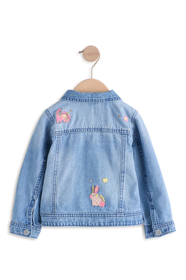 Character Denim Jacket, Alternate, color, BLUE