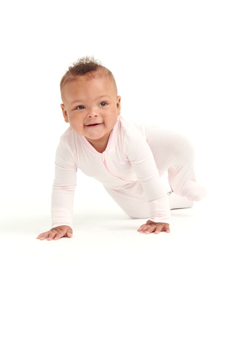 Nike Stripe Zip Footie, Alternate, color, 