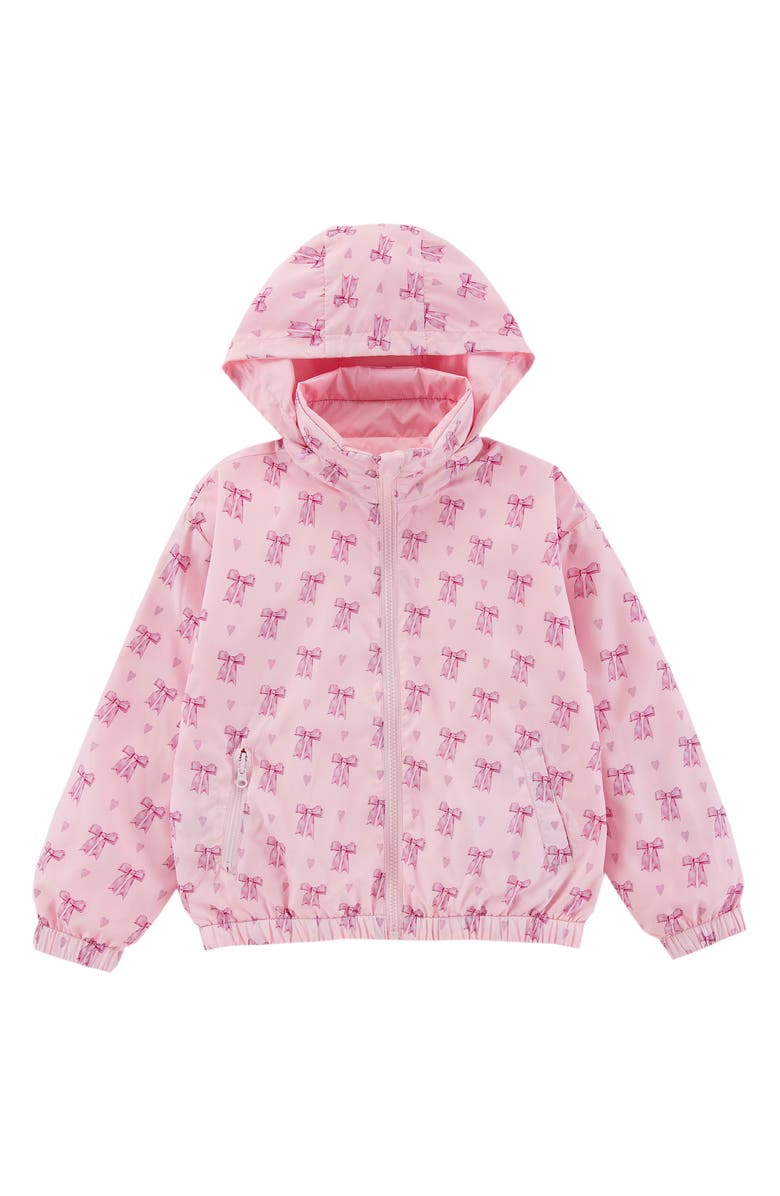 CALONIE Kids' Max Rain Water Repellent Reversible Windbreaker, Main, color, Pink