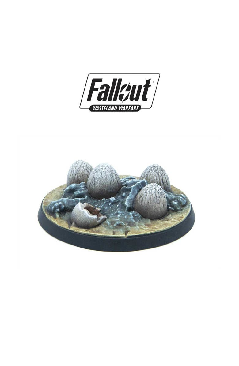 Modiphius Fallout Wasteland Warfare Mirelurk Hatchlings + Eggs, Alternate, color, Multicolored