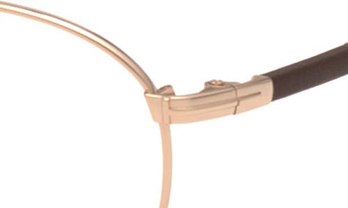 Tom Ford 54mm Pilot Optical Glasses In Rose Gold