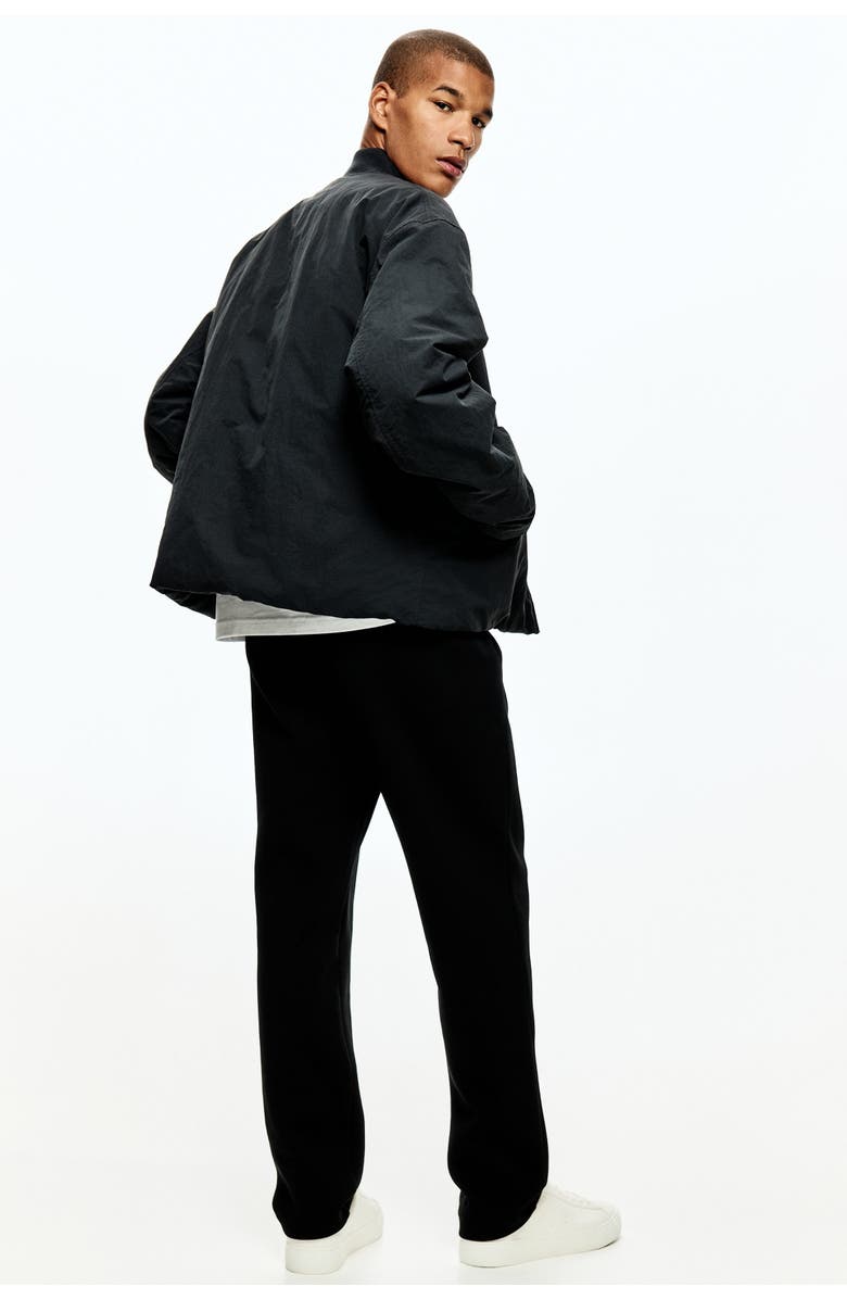 H&M Regular Fit Tailored Joggers, Alternate, color, Black