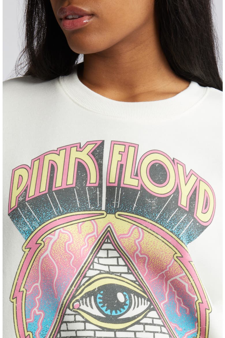 Pink Floyd Graphic Sweatshirt, Alternate, color, MARSHMALLOW