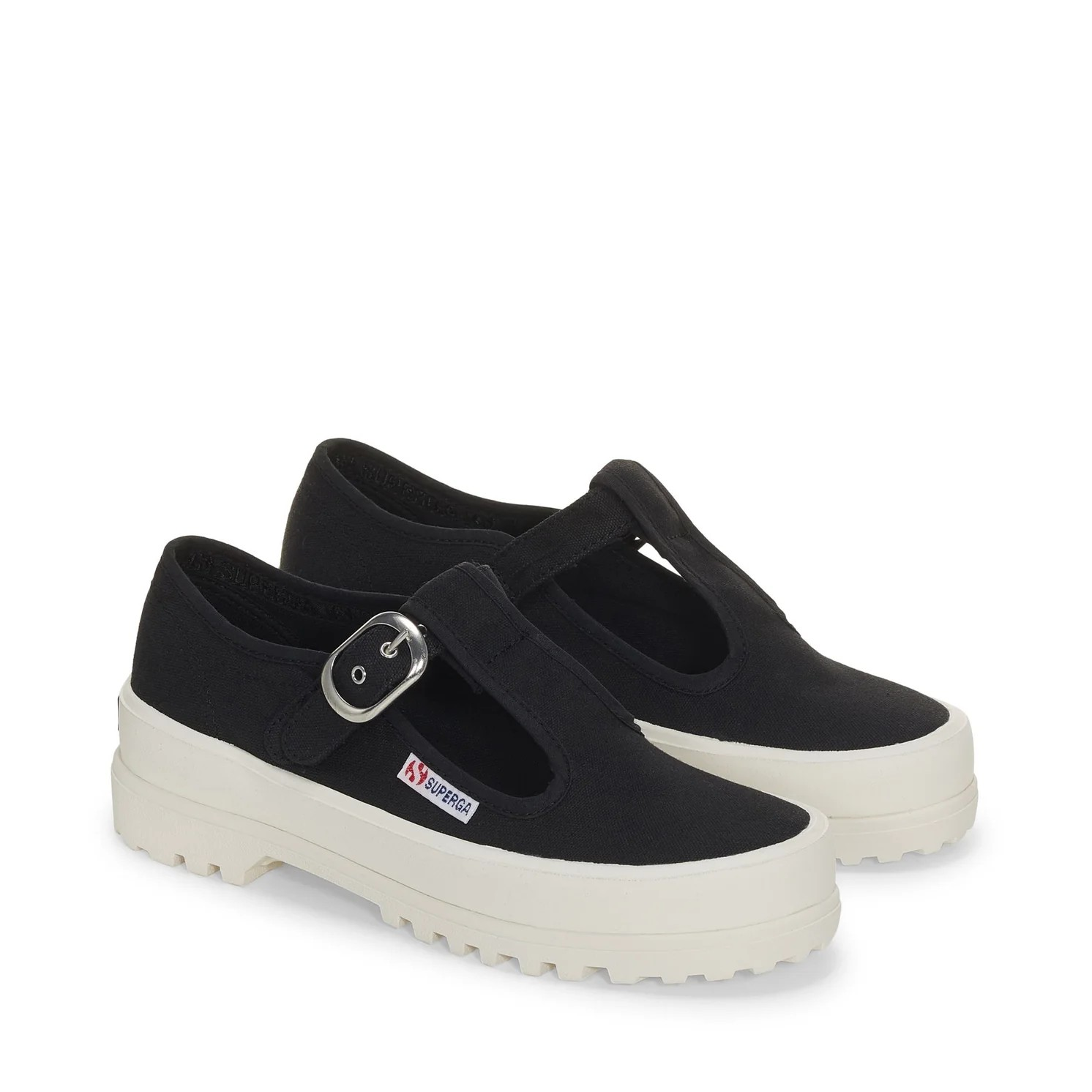 Superga 2541 Mary Jane Alpina Sneakers, Alternate, color, Black Avorio