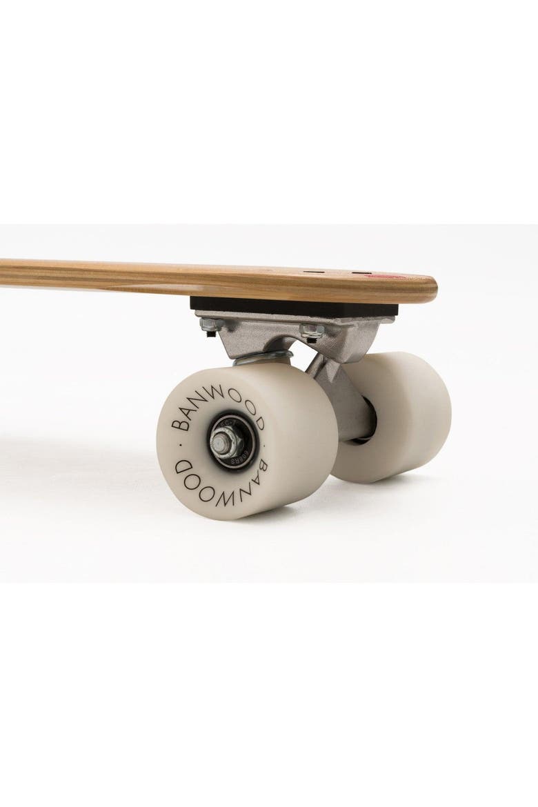 Skateboard Canadian Maple Outdoor Skating Kids Balance, Alternate, color, Red