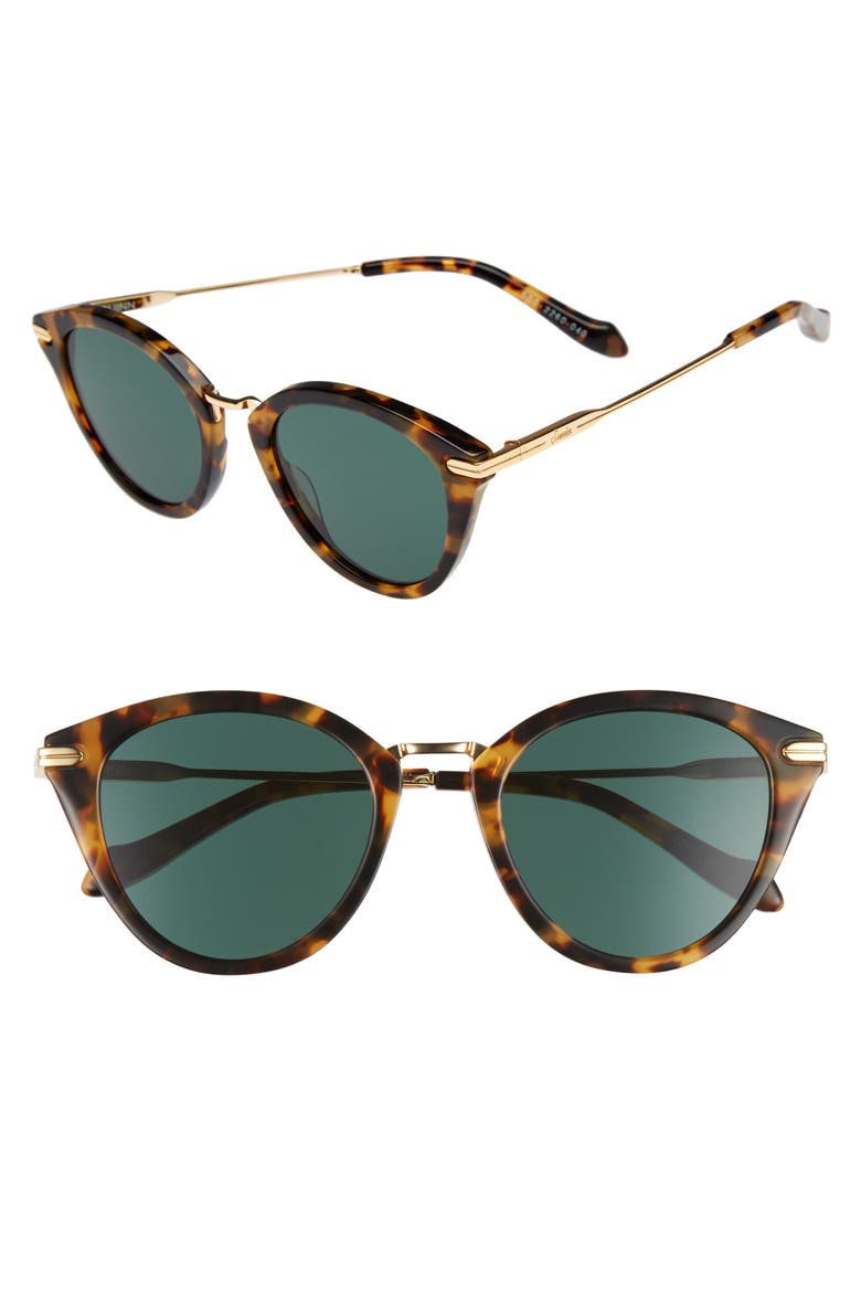 Quinn 48mm Cat Eye Sunglasses, Main, color, BROWN TORTOISE/ OLIVE