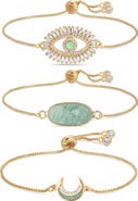 EYE CANDY LOS ANGELES Jules Set of 3 Slider Bracelets