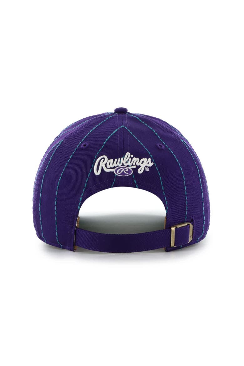 Men's '47 x Rawlings Purple Arizona Diamondbacks Pinstripe Hitch Adjustable Hat, Alternate, color, Purple