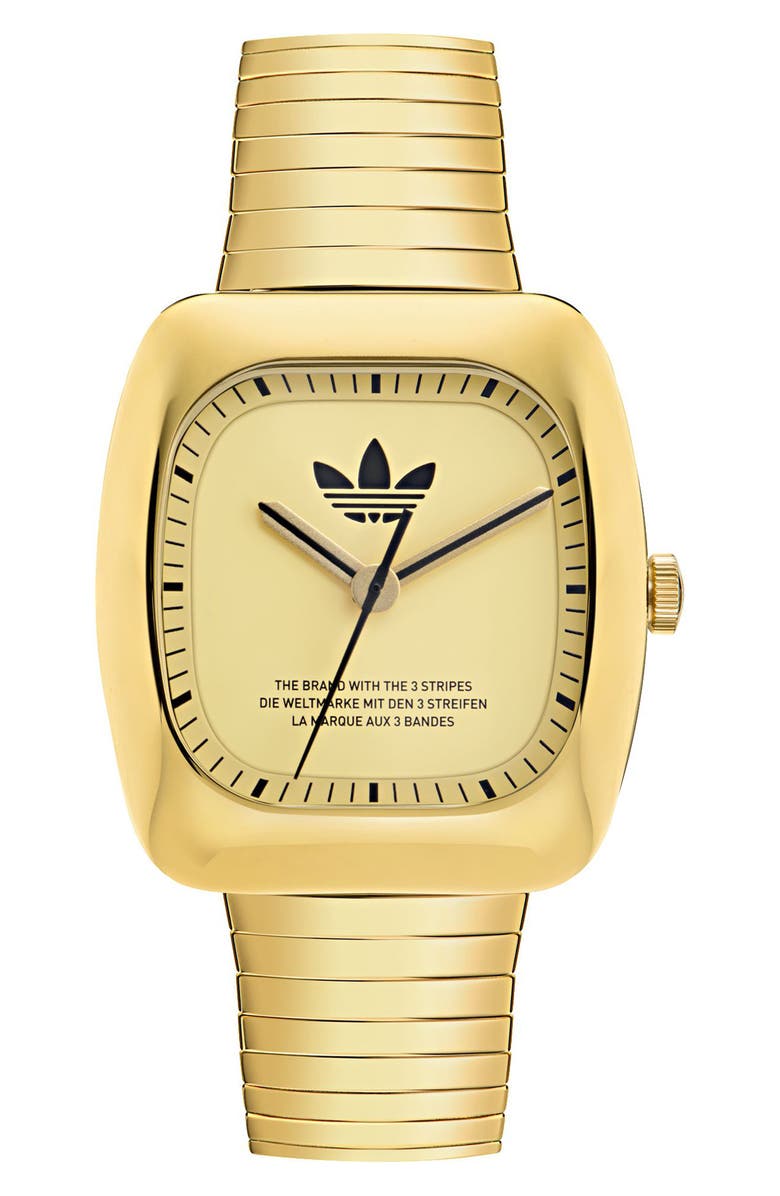 adidas AO Bracelet Watch, Main, color, Gold-Tone