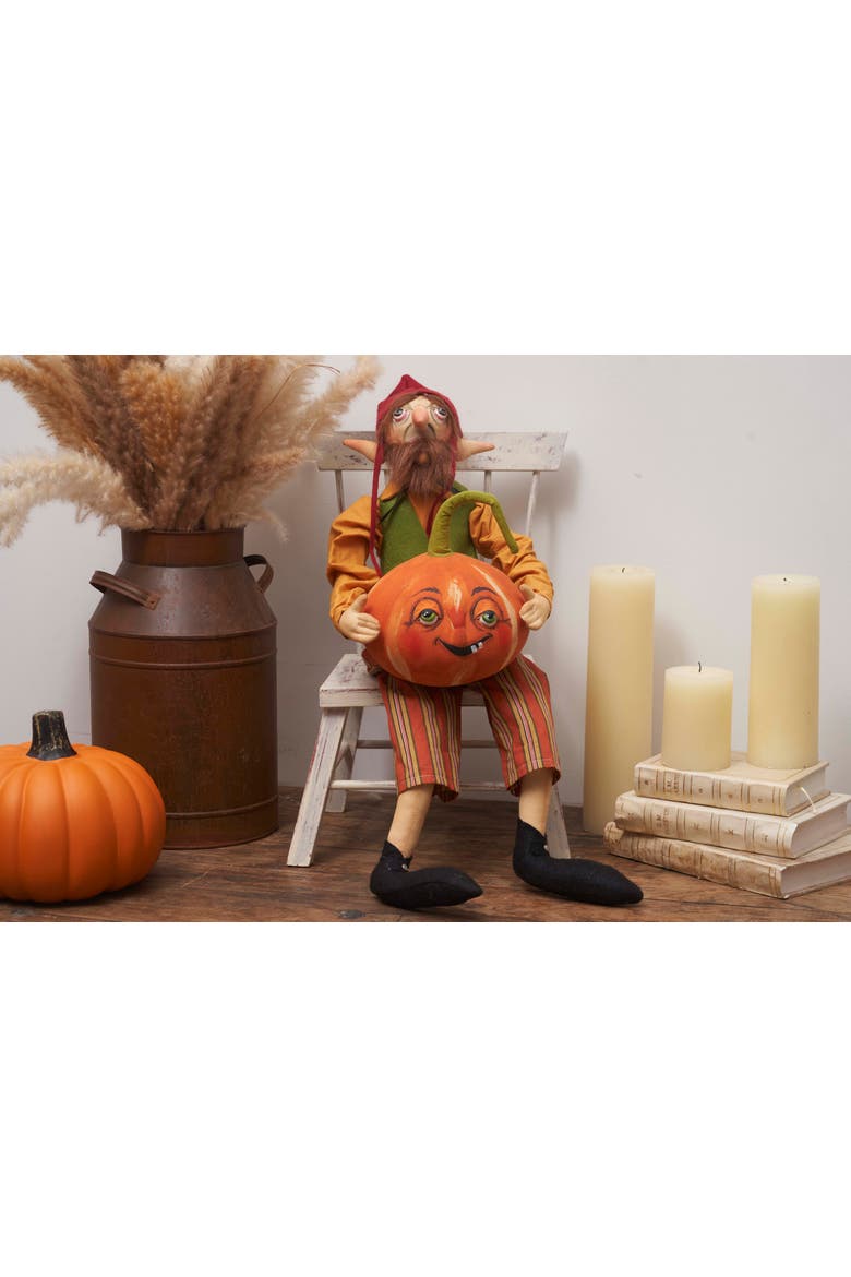Ezekiel Joe Spencer Gathered Traditions Halloween Figurine 27", Alternate, color, Orange