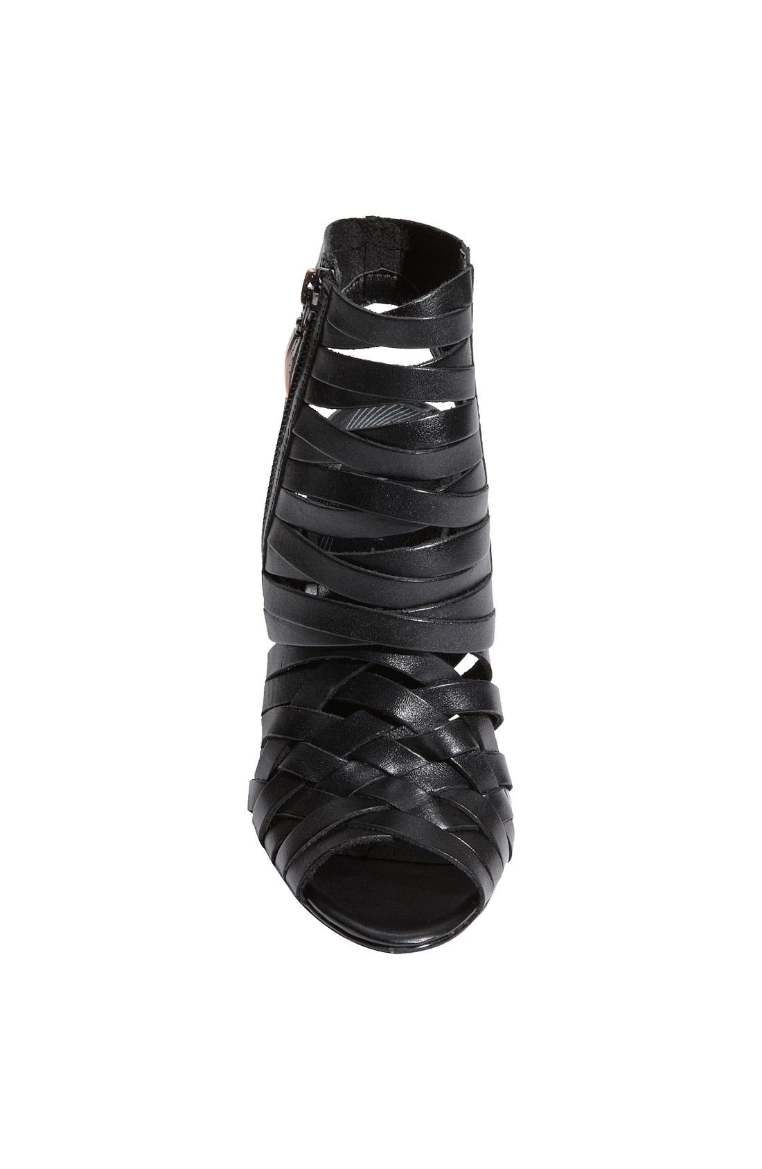 'Neda' Sandal, Alternate, color, BLACK