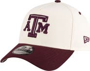 New Era Men's New Era Cream Texas A&M Aggies 9FORTY A-Frame Adjustable Hat