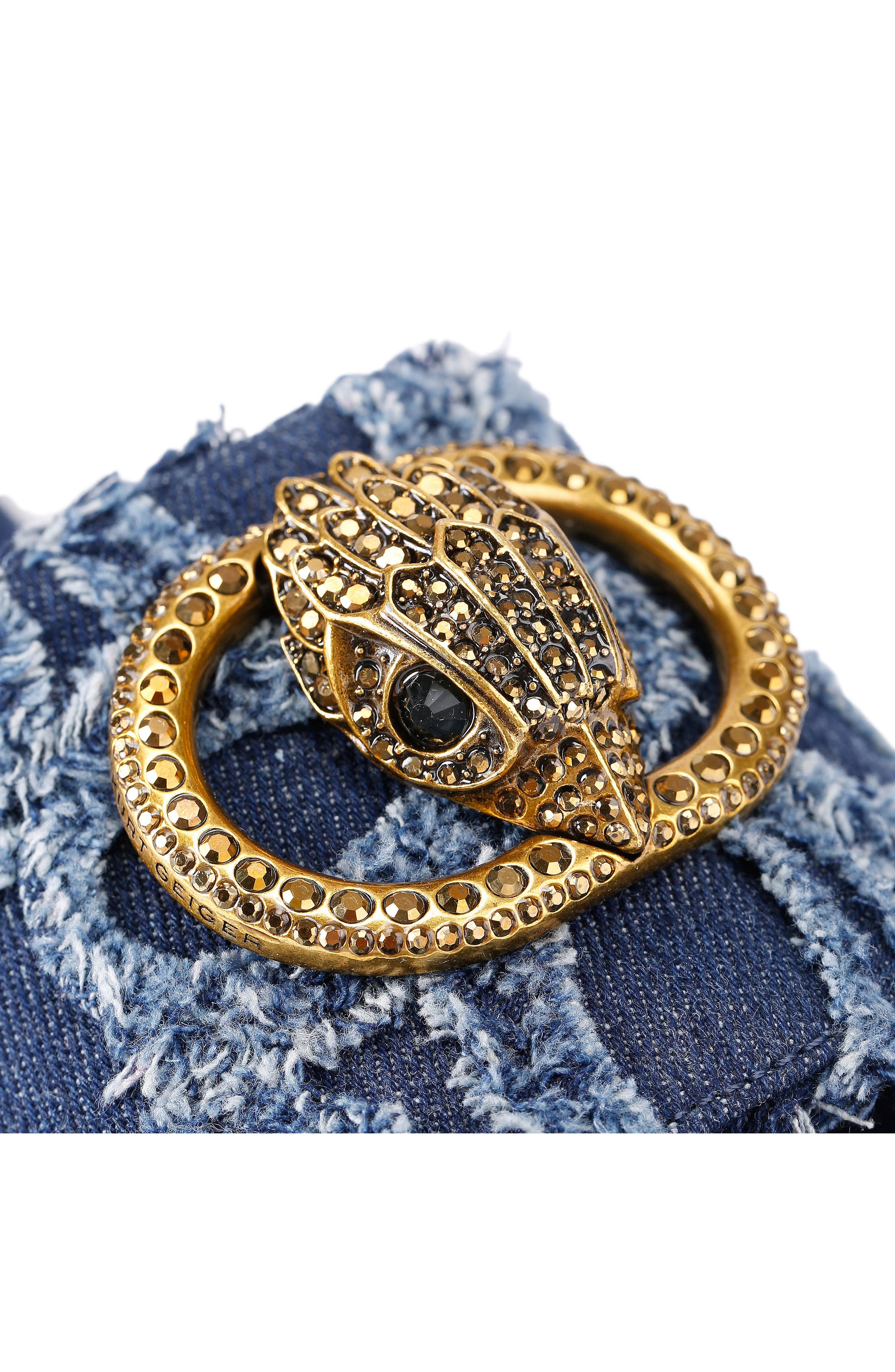 Kurt Geiger London Chelsea Leather Slide Sandal, Alternate, color, Light/ Pastel Blue