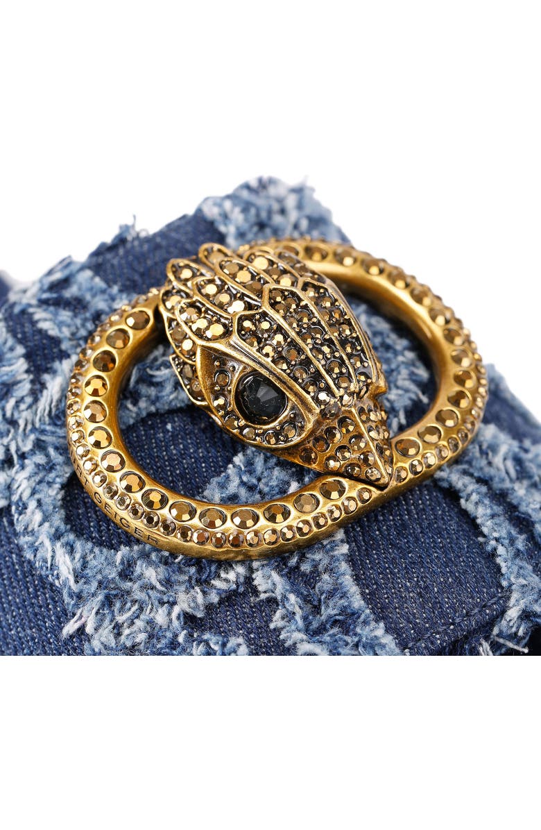 Kurt Geiger London Chelsea Leather Slide Sandal, Alternate, color, Light/ Pastel Blue