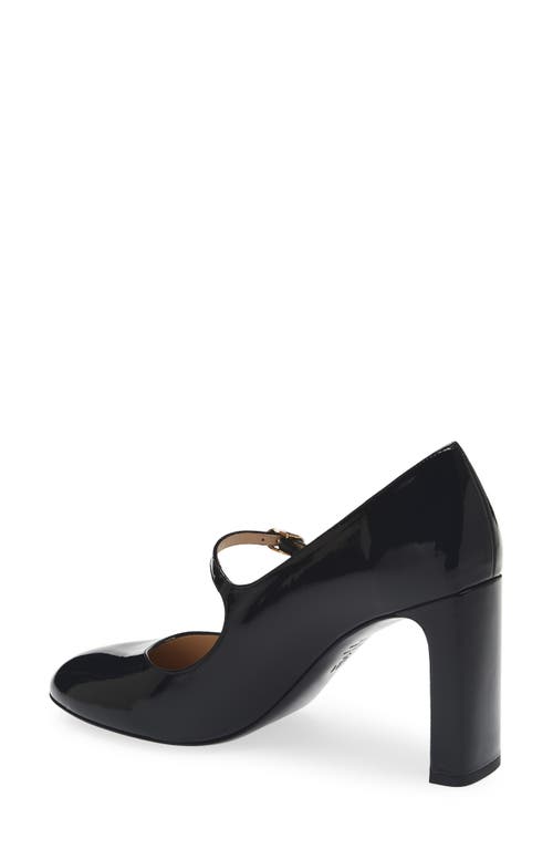 Stuart Weitzman Babette Patent Leather Mary Jane Pumps In Black
