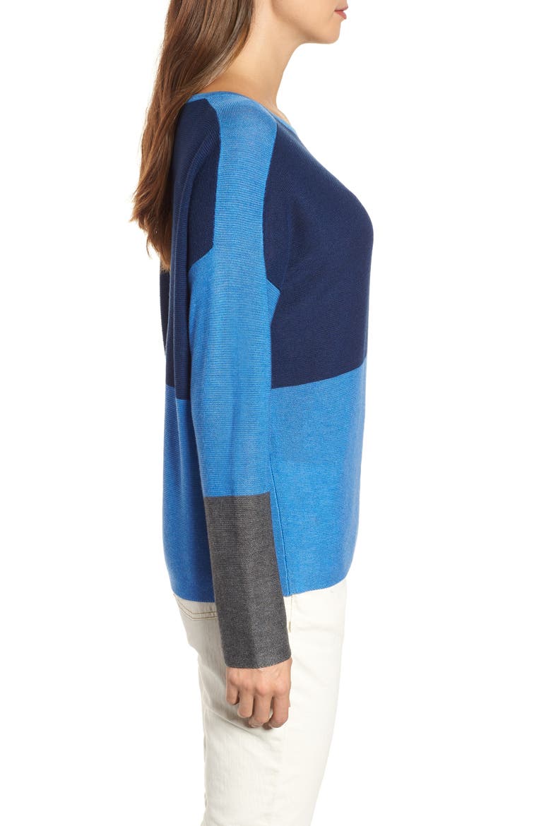 Colorblock Sweater, Alternate, color, CELESTIAL