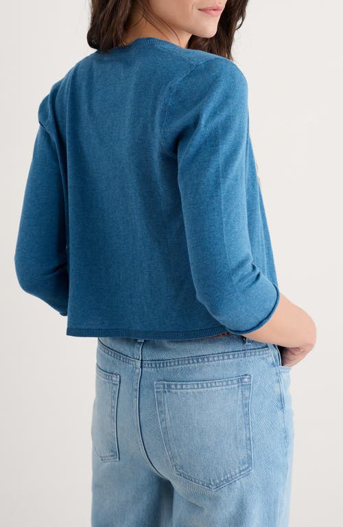 Seasalt Cornwall Vanessa Organic Cotton Open Front Crop Cardigan