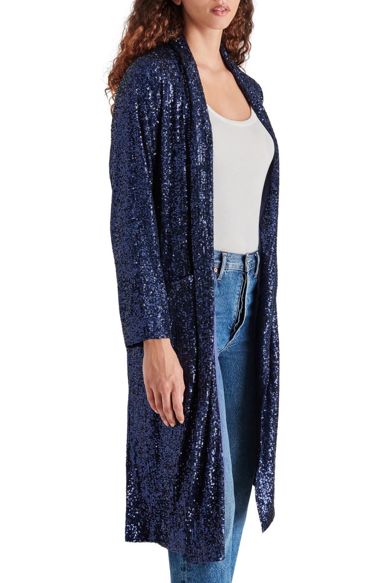 Show Stopper Sequin Duster Jacket, Alternate, color, MIDNIGHT BLUE