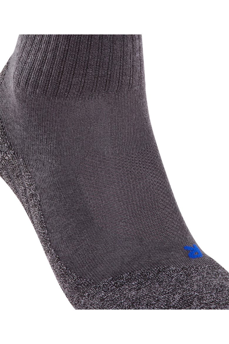 TK2 Explore Cool Short Hiking Socks, Alternate, color, Asphalt Melange