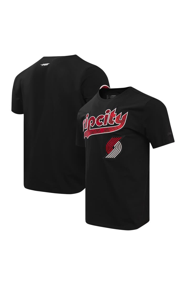 PRO STANDARD Men's Pro Standard Black Portland Trail Blazers 2023 City Edition T-Shirt, Alternate, color, Black