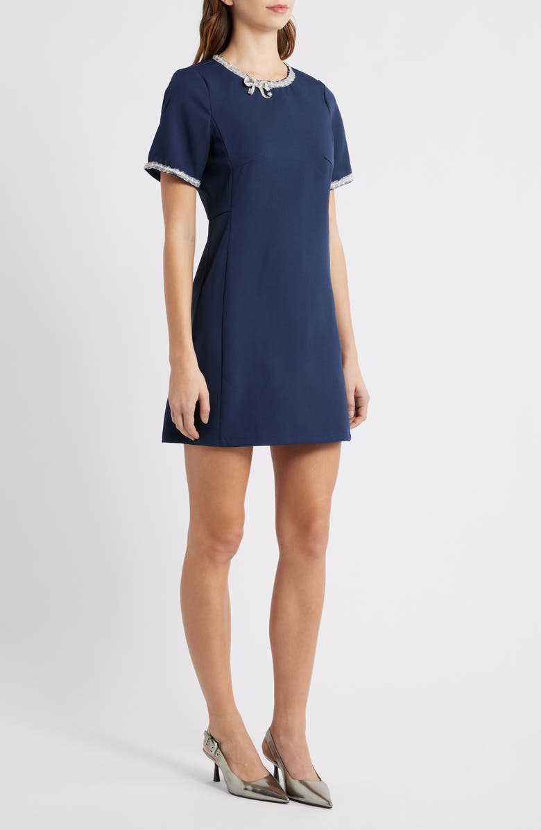 Sister Jane Belle de Nuit Minidress, Alternate, color, Navy