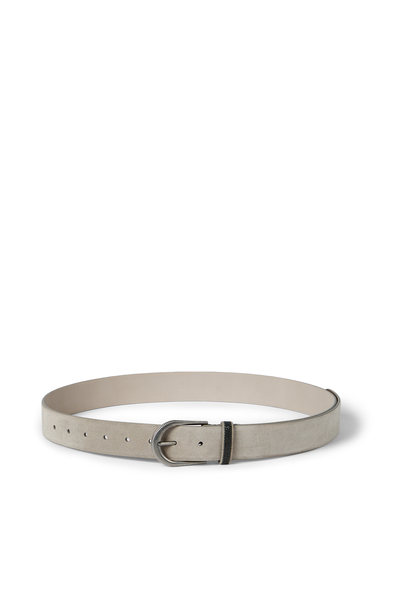 Suede belt, Main, color, Beige