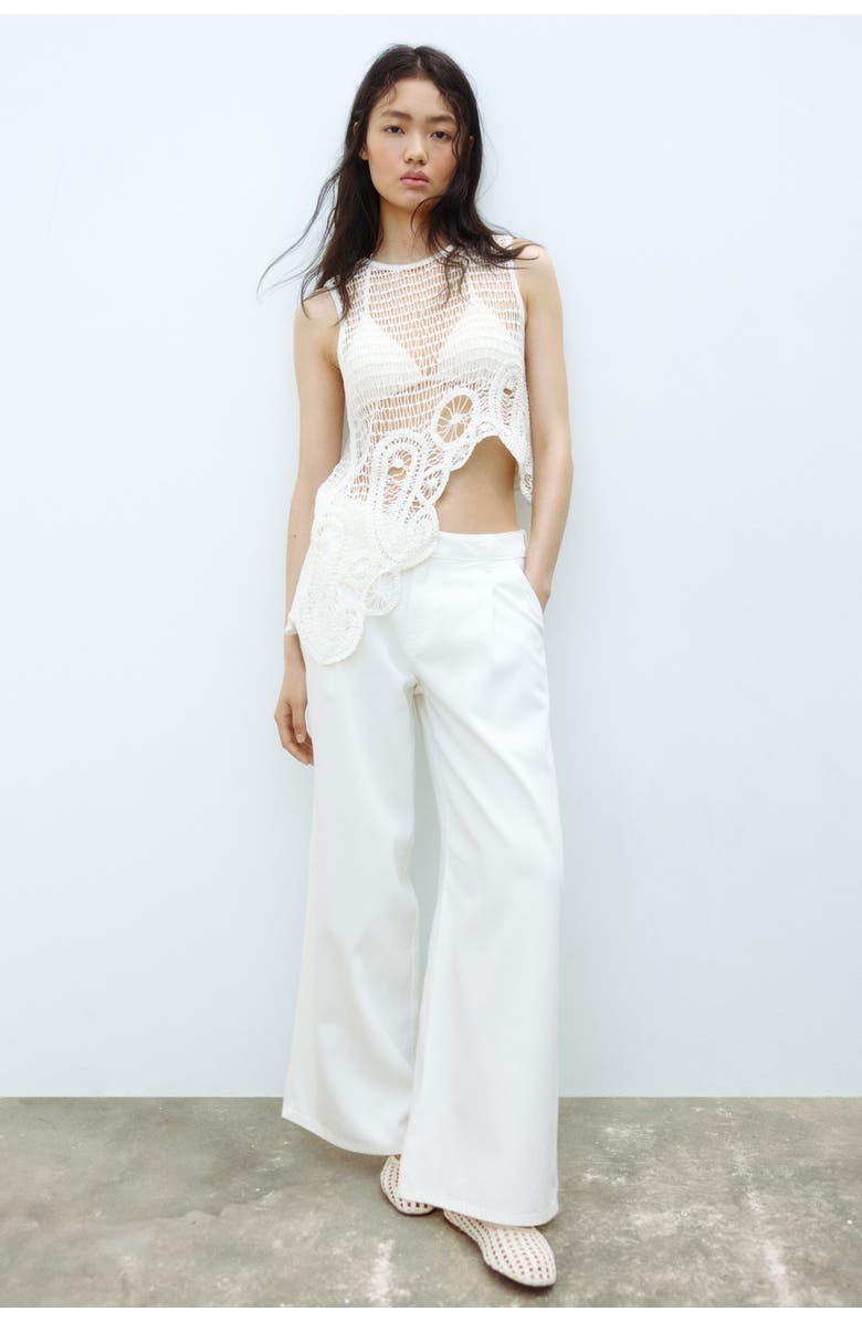 H&M Wide Regular Waist Jeans, Alternate, color, 