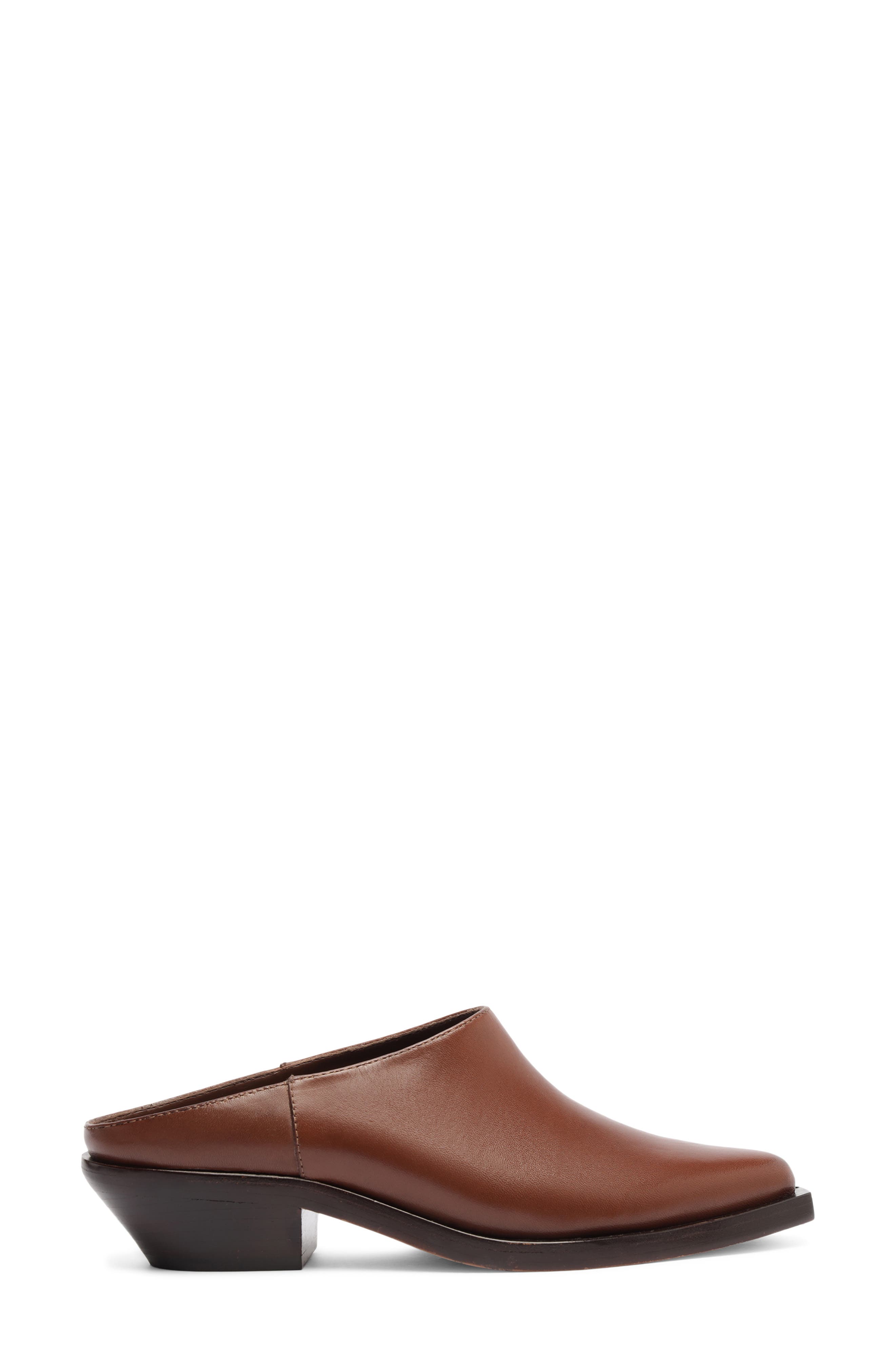 Taylor Leather Mule, Main, color, WARM TOFFEE