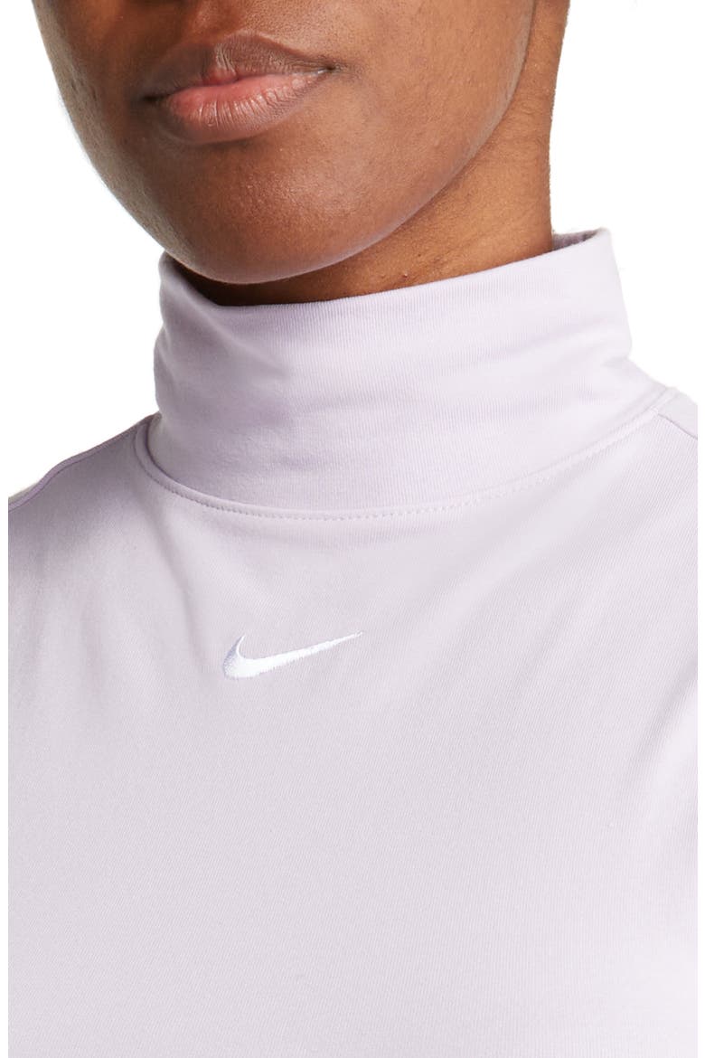 Sportswear Collection Mock Neck Top, Alternate, color, DOLL/ WHITE