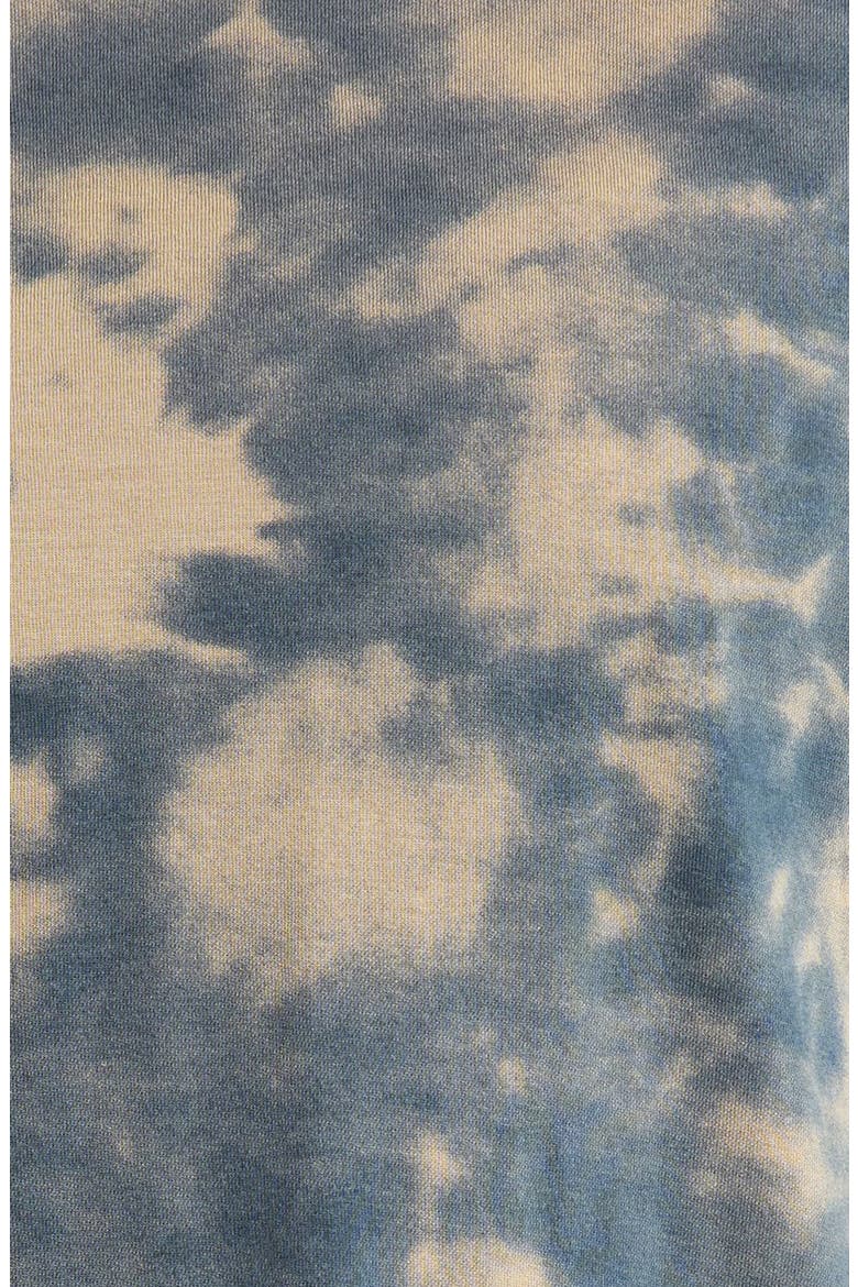 Shibori Breeze Crop Boyfriend T-Shirt, Alternate, color, SILVER SAGE SHIBORI