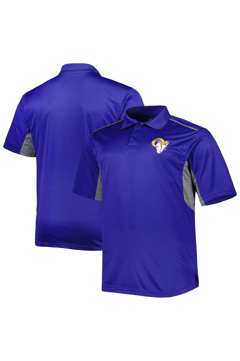 Men's Royal Los Angeles Rams Big & Tall Team Color Polo, Main, color, Royal