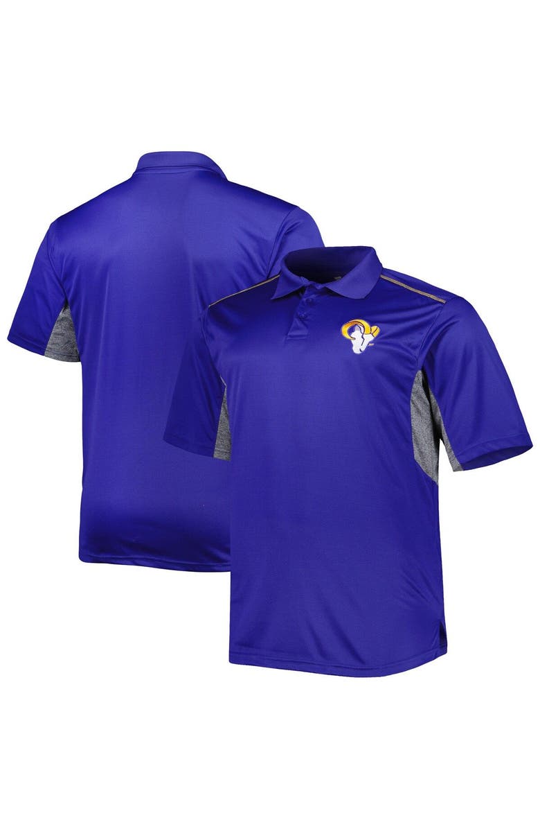 PROFILE Men's Royal Los Angeles Rams Big & Tall Team Color Polo, Main, color, Royal