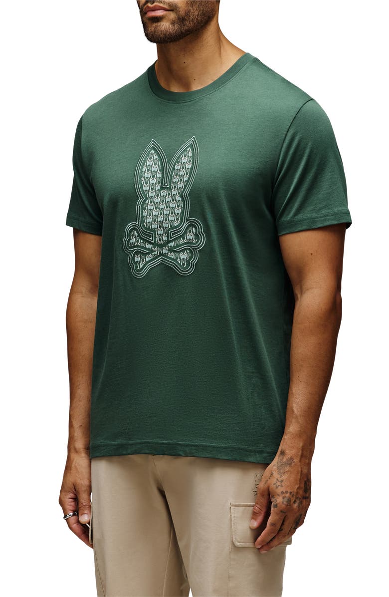 Psycho Bunny Johnny Garden Logo Graphic T-Shirt, Alternate, color,