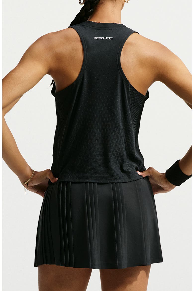 Court Dri-FIT Mesh Performance Tank, Alternate, color, BLACK/ WHITE